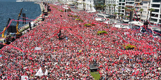 Millet İttifakı'ndan İzmir'de miting
