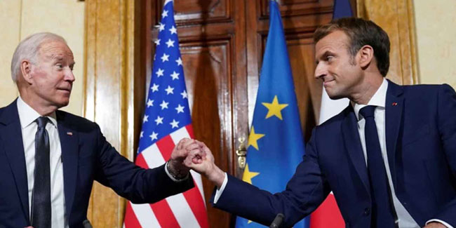 Biden'dan Macron'a: Yaptığımız zarif değildi