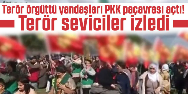 Hollanda'da PKK/YPG yandaşlarından terör propagandası