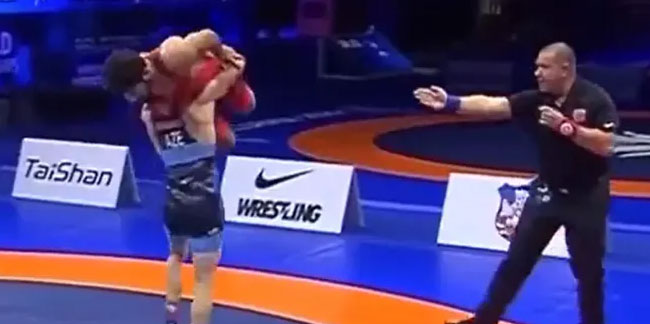 Azerbaycanlı sporcu, Ermeni rakibini böyle yendi