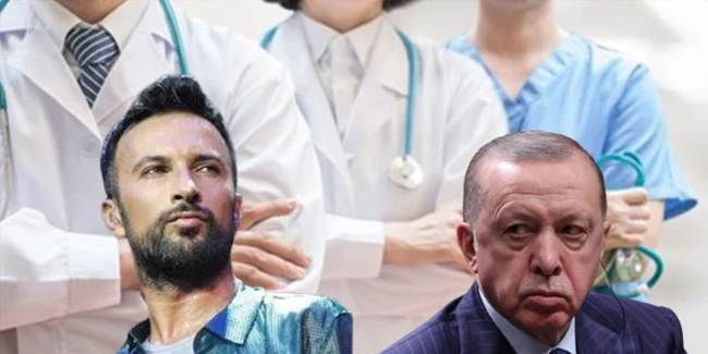 Erdoğan'a bir tepki de Tarkan'dan: Tüm kalbimle hekimlerin yanındayım