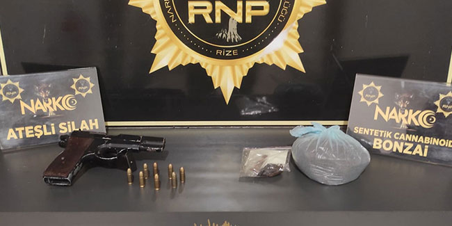 Rize'de uyuşturucu operasyonu 4 kişi tutuklandı