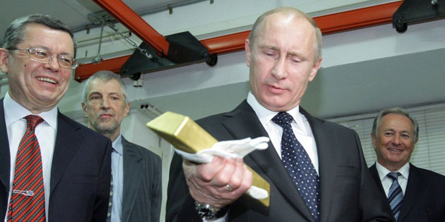 Batı Putin'i yıkamıyor: Bu kez Rus altınına sarıldı