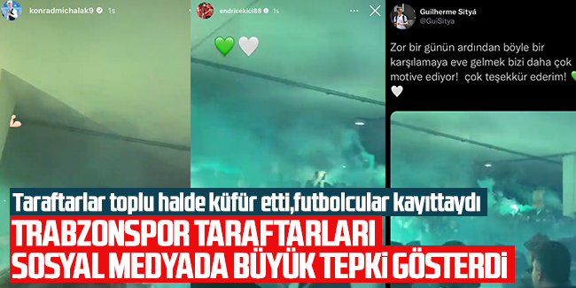 Konyasporlu futbolcular Trabzonspor'a edilen küfürleri paylaştı,tepki çığ gibi