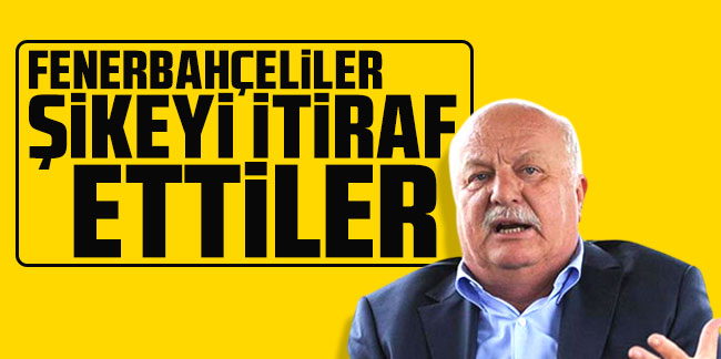 Sadri Şener: Fenerbahçeliler şikeyi itiraf ettiler