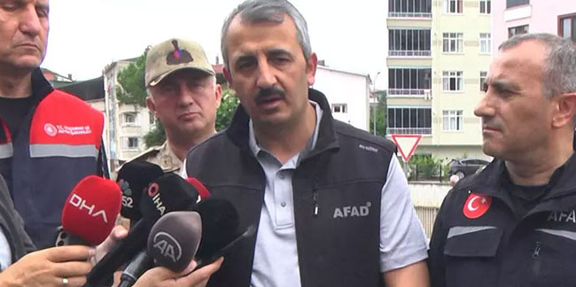 AFAD Başkanı Sezer: Karadeniz’de bine yakın toprak kayması ve heyelan oldu