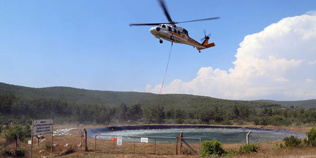 T-70 yangın söndürme helikopteri ‘Nefes’ Muğla’da göreve başladı