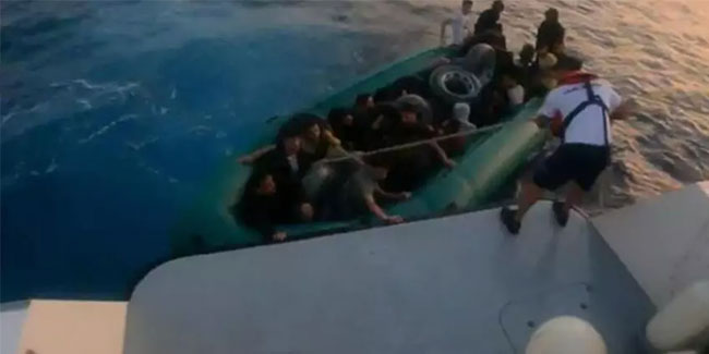 Bodrum açıklarında 29 düzensiz göçmen yakalandı