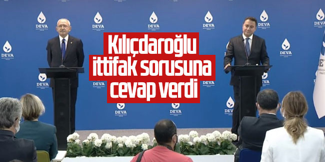 Kılıçdaroğlu, ittifak sorusuna cevap verdi