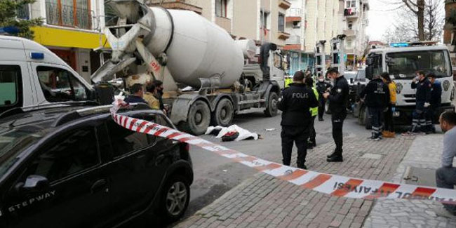 İstanbul'da beton mikseri dehşeti: 1 ölü