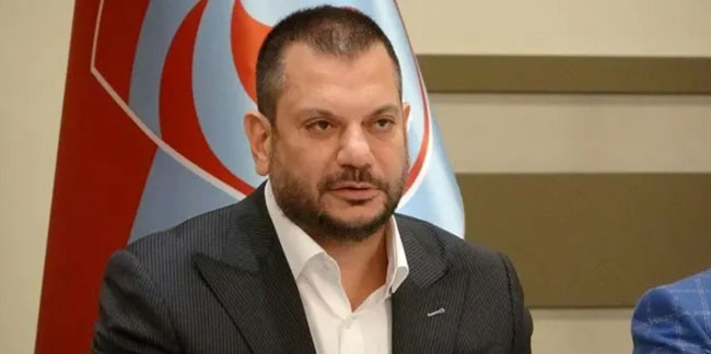 PFDK'dan Trabzonspor ve Başkan Ertuğrul Doğan'a ceza