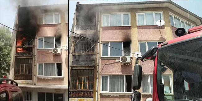 Bursa'da korku dolu anlar: Kapıyı kırarak kurtarıldı