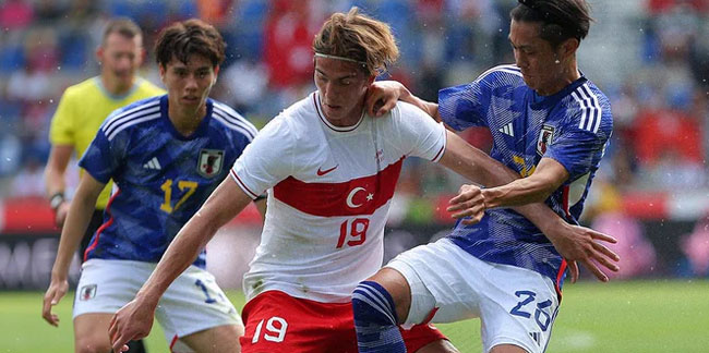 Türkiye özel maçta Japonya'ya boyun eğdi! 4-2
