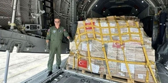 Türkiye, Gazze'ye yapılan yardımlarda üçüncü sırada yer aldı
