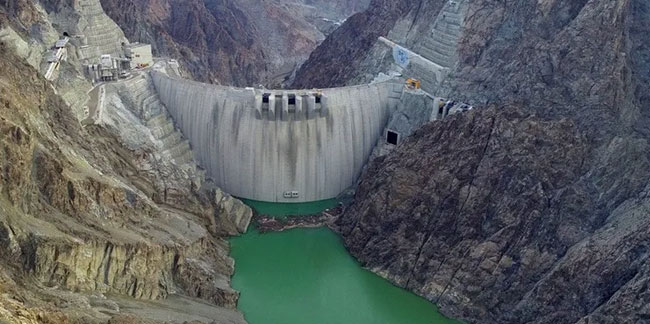 Yusufeli Barajı'nda su seviyesi 45 metre oldu