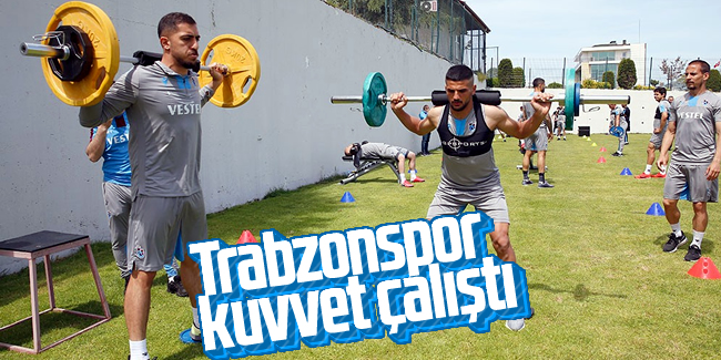 Trabzonspor, çalışmalarını sürdürdü