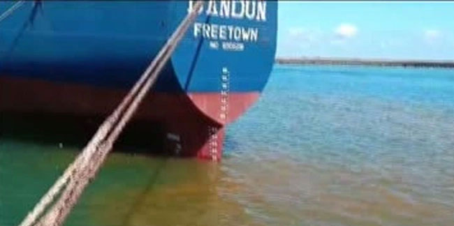 Bartın'da denizi kirleten kuru yük gemisine 3,8 milyon lira ceza kesildi!