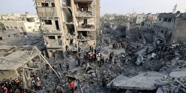 Gazze'de bir mülteci kampı daha vuruldu