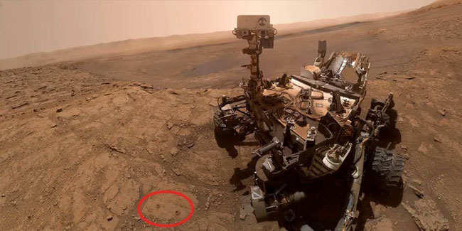 İşte Mars gezegenindeki ilk selfie!