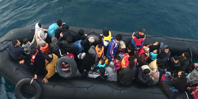 38 düzensiz göçmen jandarmaya yakalandı