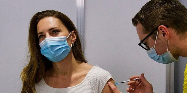 Düşes Kate Middleton da corona aşısı oldu