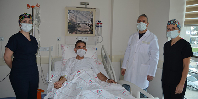 Alanya’da ilk kapalı böbrek kanseri ameliyatı