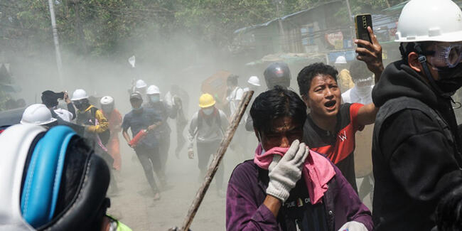 Myanmar'daki protestolarda 7 kişi hayatını kaybetti