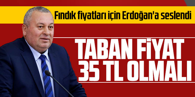 Fındık fiyatları için Erdoğan'a seslendi: 35 TL olmalı!