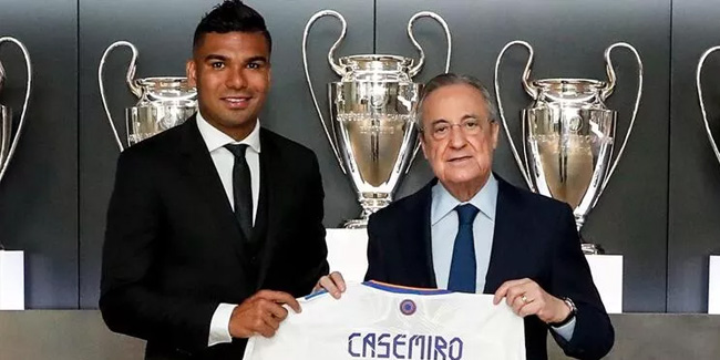 Real Madrid'de Casemiro'nun sözleşmesi uzatıldı