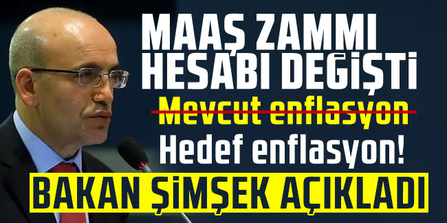 Mehmet Şimşek'ten 'maaş zammı' açıklaması! Bundan sonra hedef enflasyona göre yapılacak