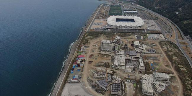 Trabzon Şehir Hastanesi inşaatı sürüyor
