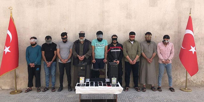 El Bab'da 9 DEAŞ'lı terörist yakalandı