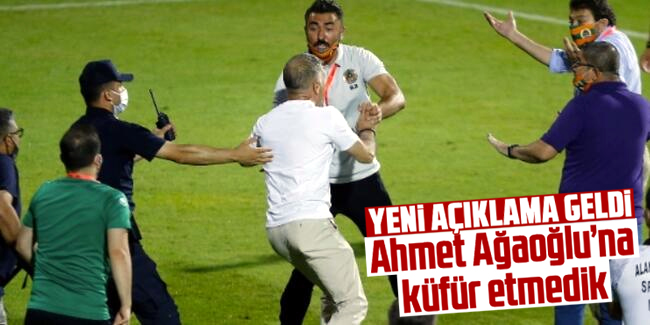 Yeni açıklama! 'Ahmet Ağaoğlu ile göz göze bile gelmedik, küfür etmedik'