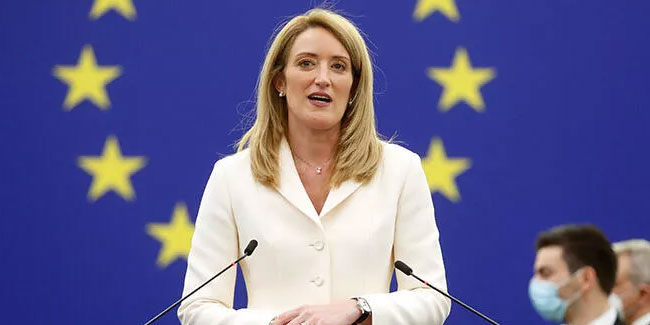 20 yıldır ilk kez oldu...Avrupa Parlamentosu'na kadın başkan