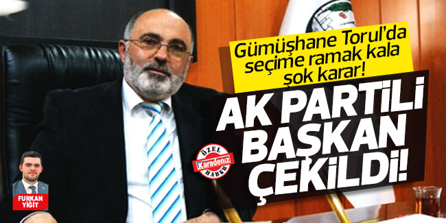 AK Partili başkan çekildi! Parti ‘sağlık’ dedi Aday ‘iftira’ dedi...