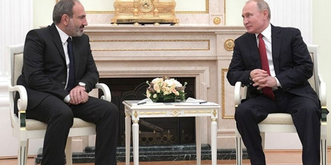 Putin ve Paşinyan Karabağ anlaşmasını görüşecek