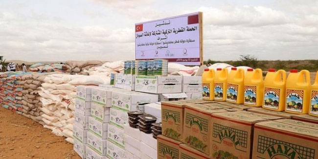 Katar'dan Somali'ye tıbbi yardım
