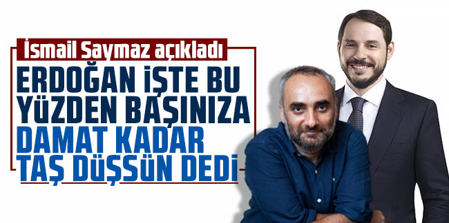 İsmail Saymaz canlı yayında açıkladı! ''Erdoğan işte bu yüzden başınıza damat kadar taş düşsün dedi''