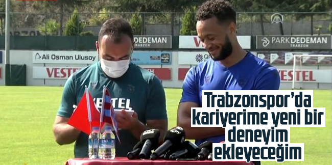 Lewis Baker: 'Trabzonspor'da kariyerime yeni bir deneyim ekleyeceğim'