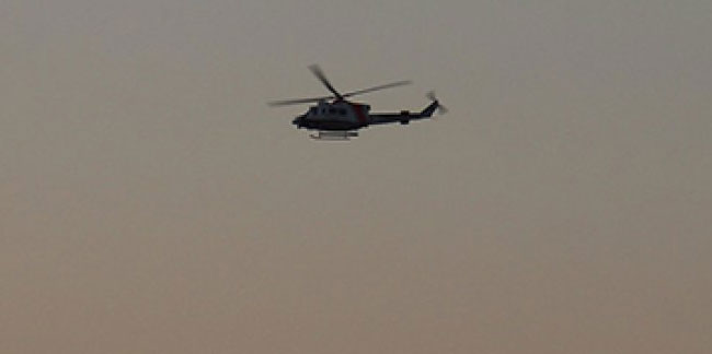 İzmir'de yangına müdahale helikopteri baraja düştü!