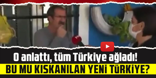 1.500 TL emekli maaşıyla geçinemeyen vatandaş Türkiye'yi ağlattı