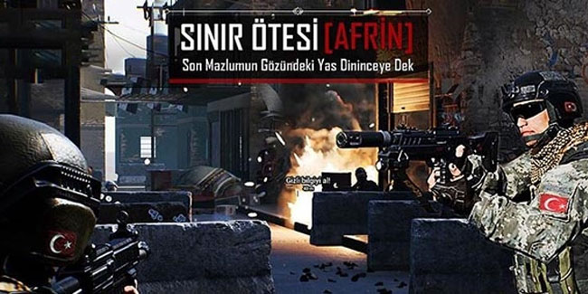 'Sınır Ötesi Afrin' bilgisayar oyunu tasarlandı