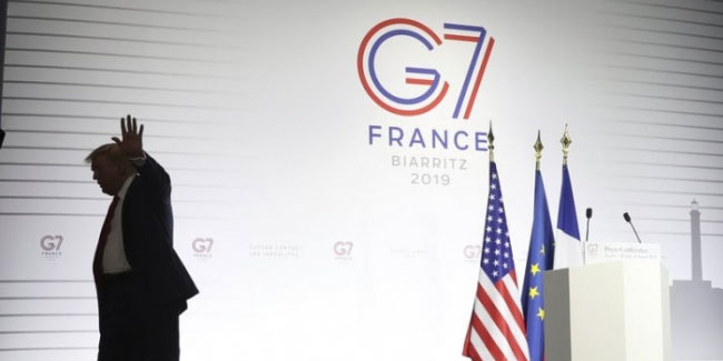 G7 Liderler Zirvesi eylüle ertelendi!