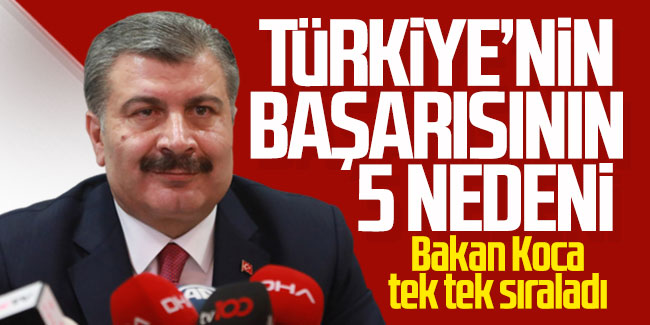 İşte Türkiye'nin başarısının 5 nedeni!