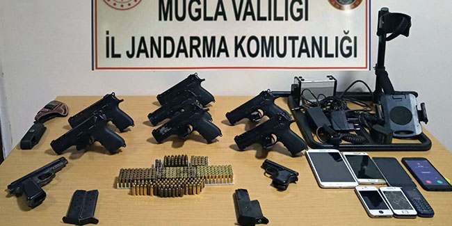 Muğla’da silah kaçakçılığına 2 tutuklama