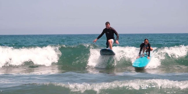 Kocaeli'nin Babalı Köyü, sörf tutkunlarının adresi oldu!