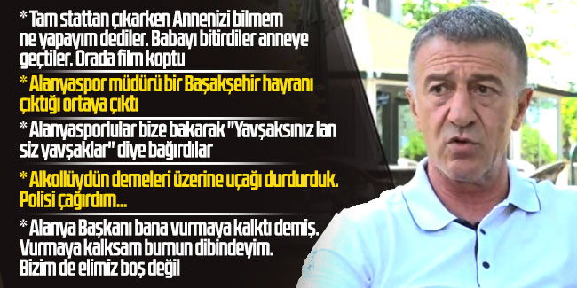 Ahmet Ağaoğlu: ''Tam stattan çıkarken Annenizi bilmem ne yapayım dediler. Babayı bitirdiler anneye geçtiler. Orada film koptu''