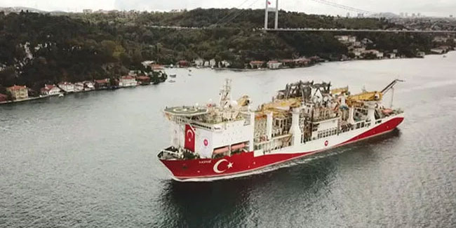 Yavuz Sondaj Gemisi Karadeniz'deki ilk seferine hazırlanıyor
