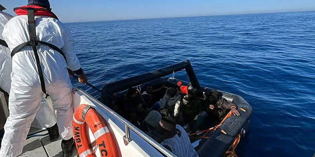 Bodrum'da Yunanistan'ın geri ittiği 9 göçmen kurtarıldı