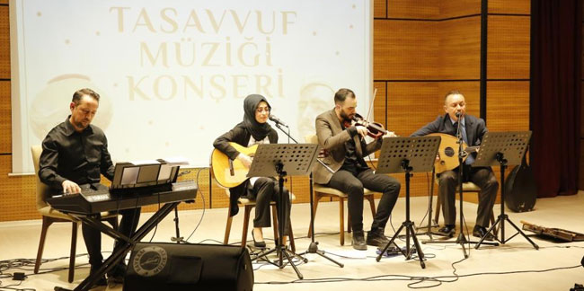  Ramazan dolayısıyla tasavvuf musikisi konseri düzenlendi